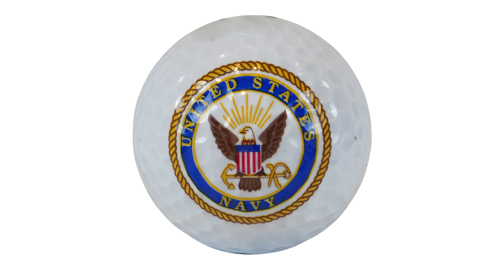 Golf Ball Logo Navy