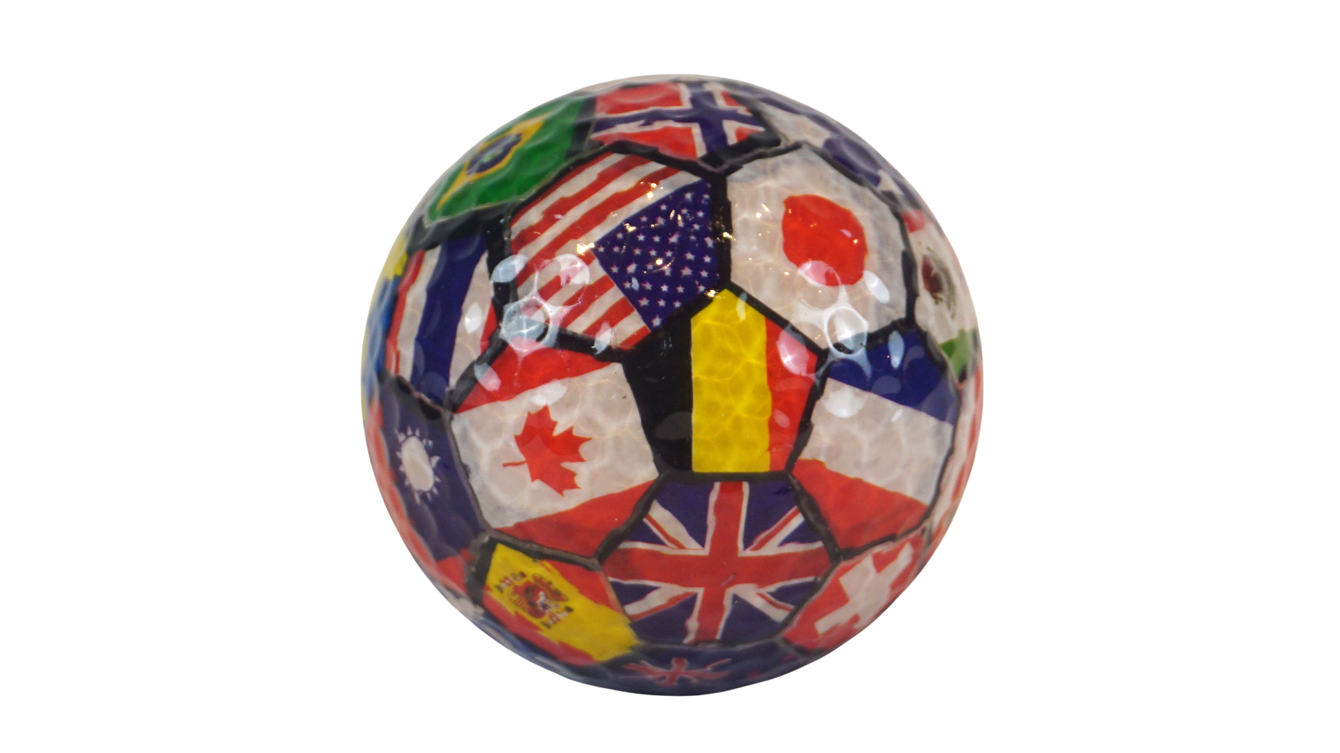 Golf ball International Flag