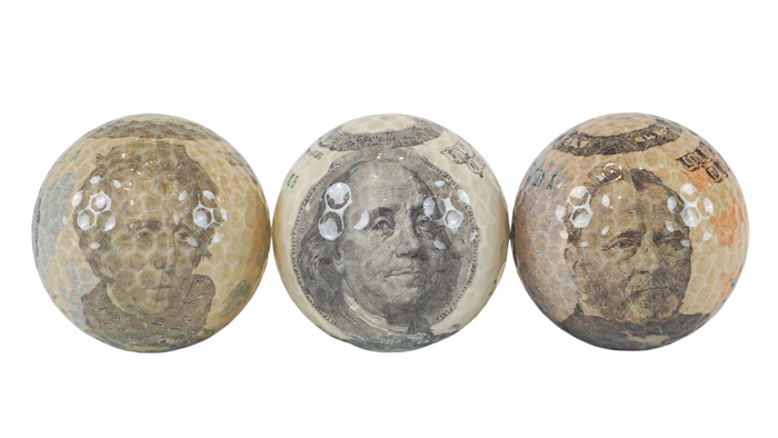 U. S Currency 3 Set Golf Ball