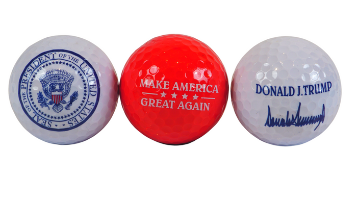 Donald Trump 3 Set Golf Ball