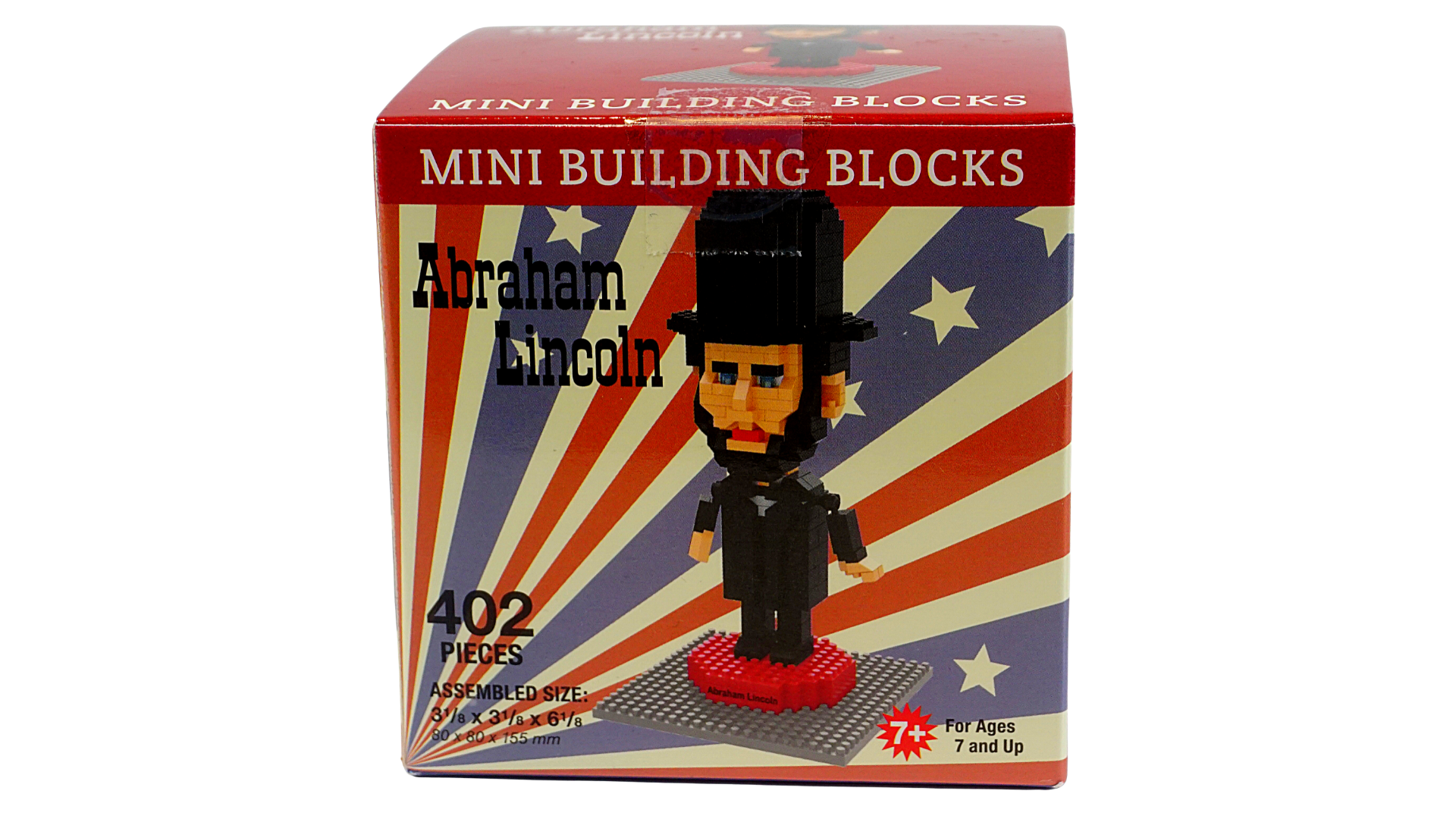 Abe Mini Blocks Abraham Lincoln Mini Building Blocks – Abe's Gifts Washington DC