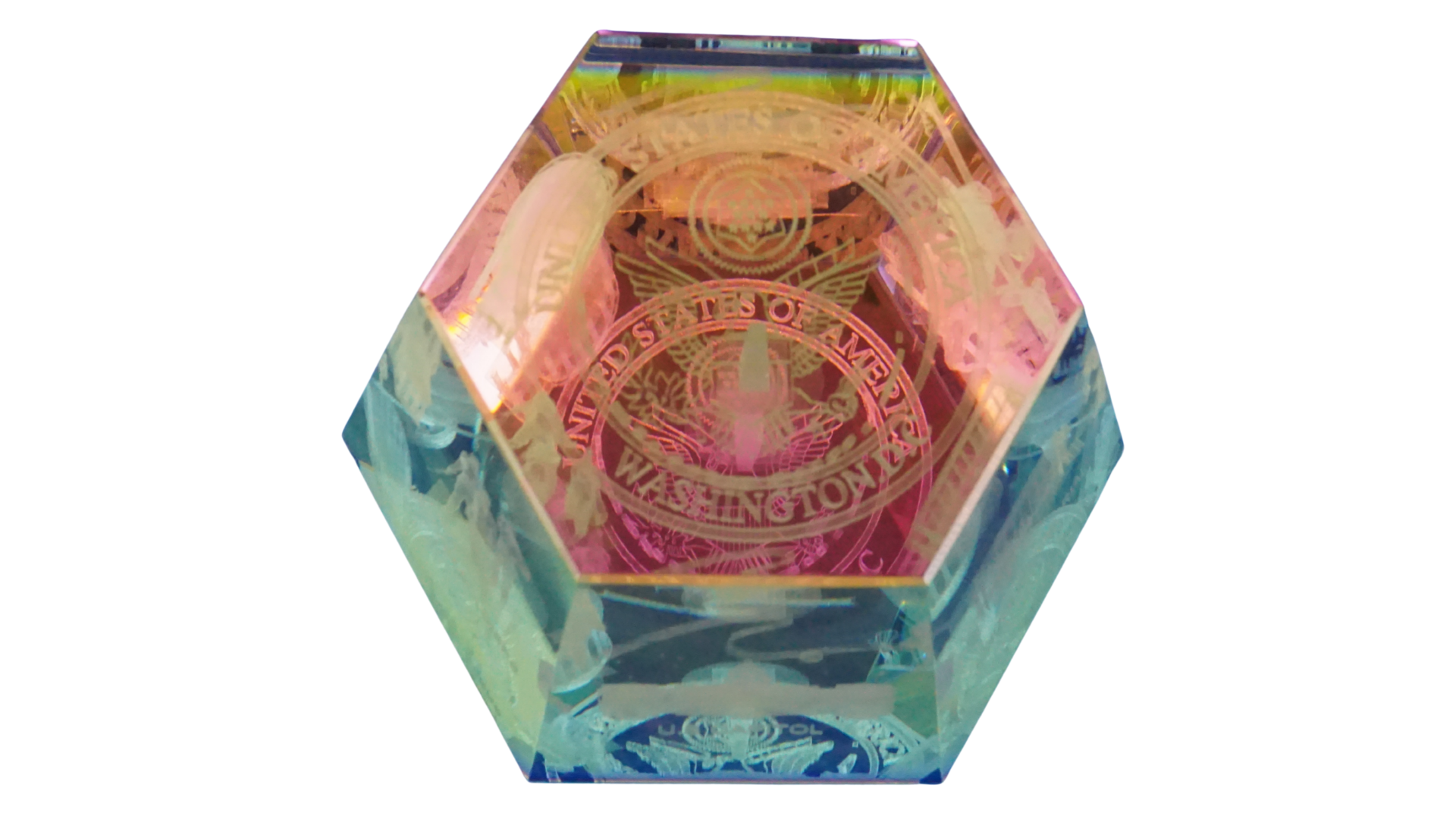 DC Monuments Crystal Paperweight
