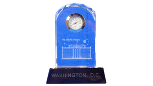 White House With Clock Crystal