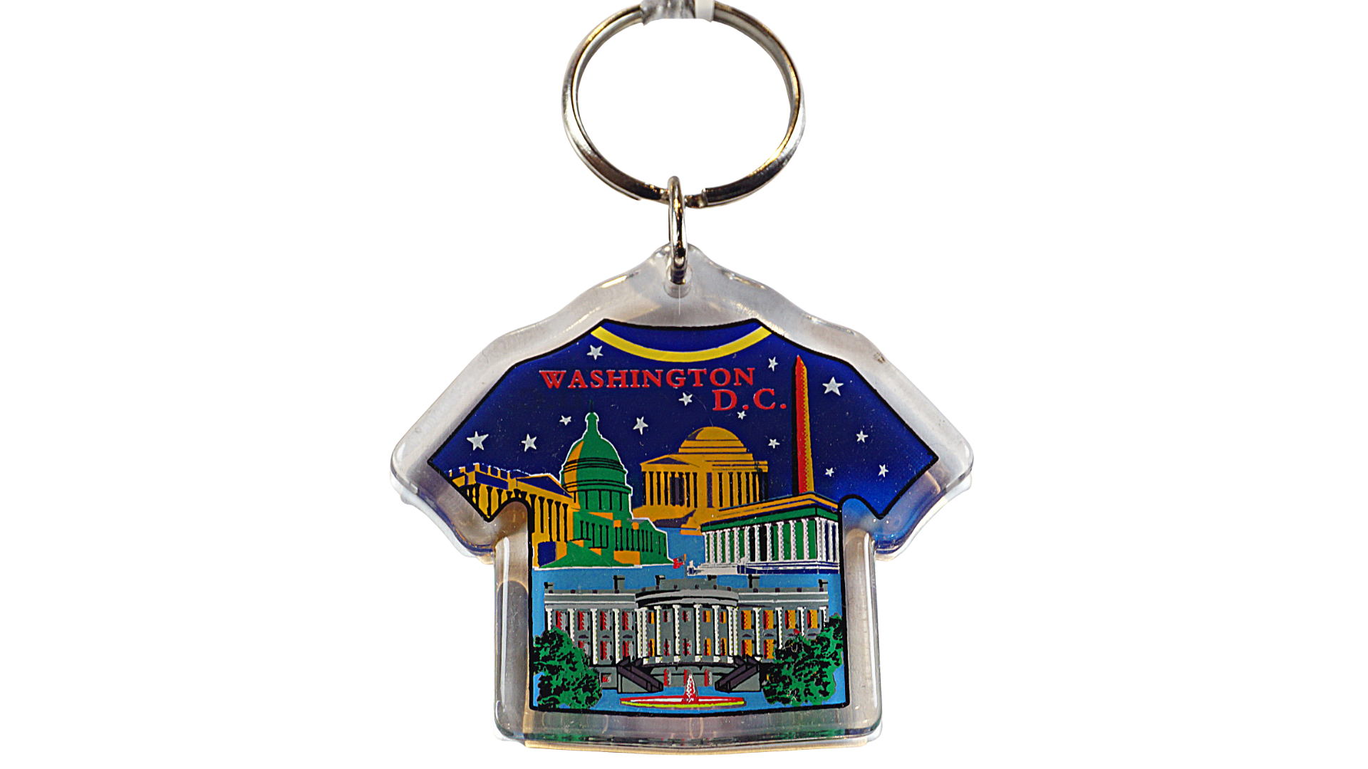 Panorama D.C Lucite Keychain
