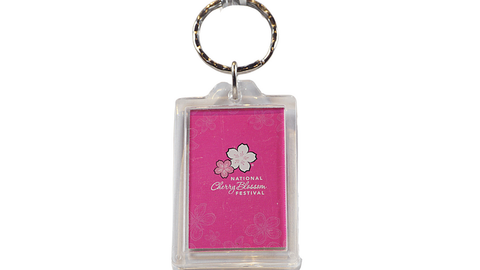 National Cherry Blossom Festival Lucite Keychain