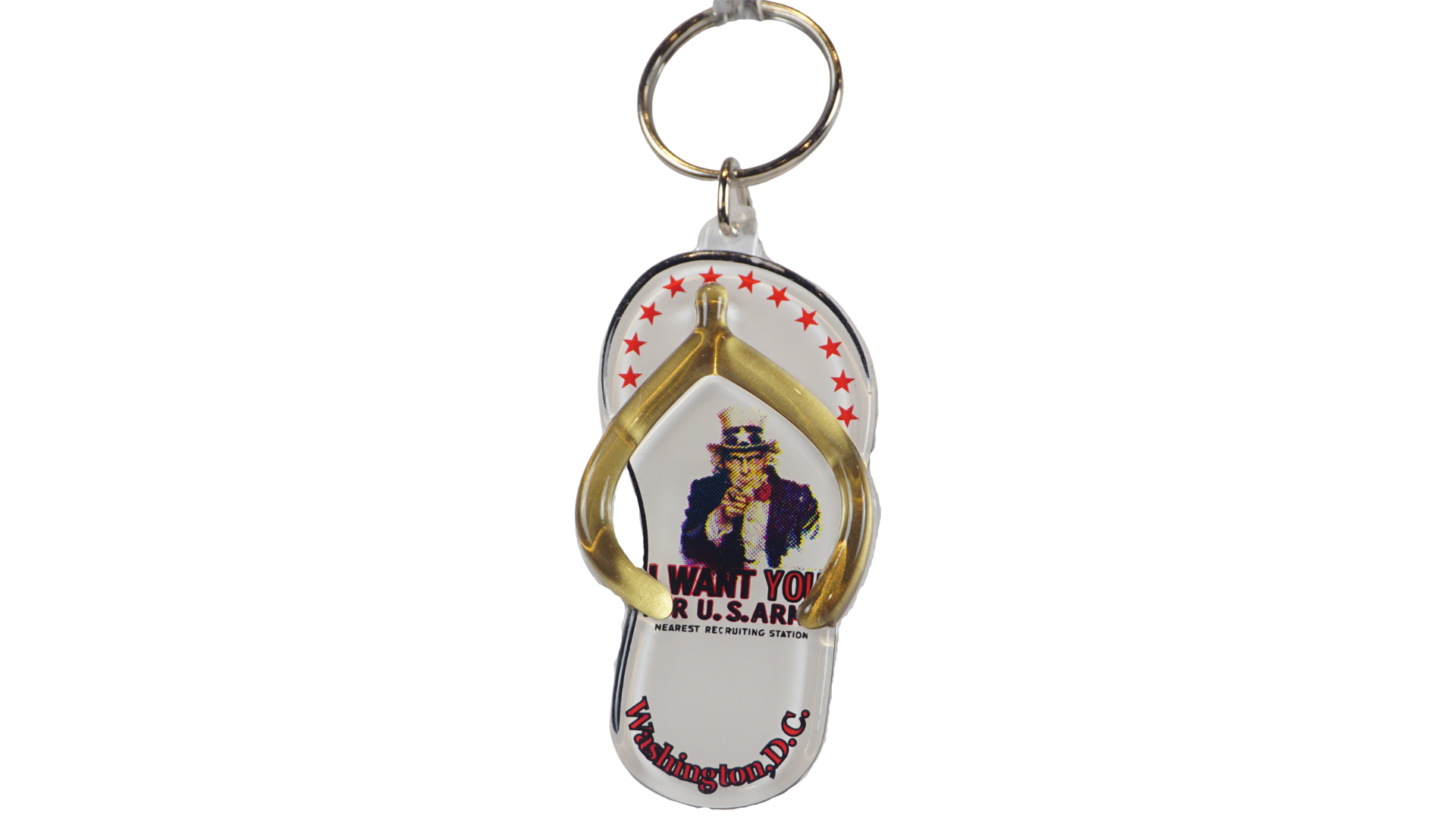 I Want You U.S Army Lucite Key Chain