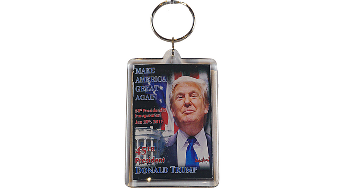 Trump Lucite Keychain