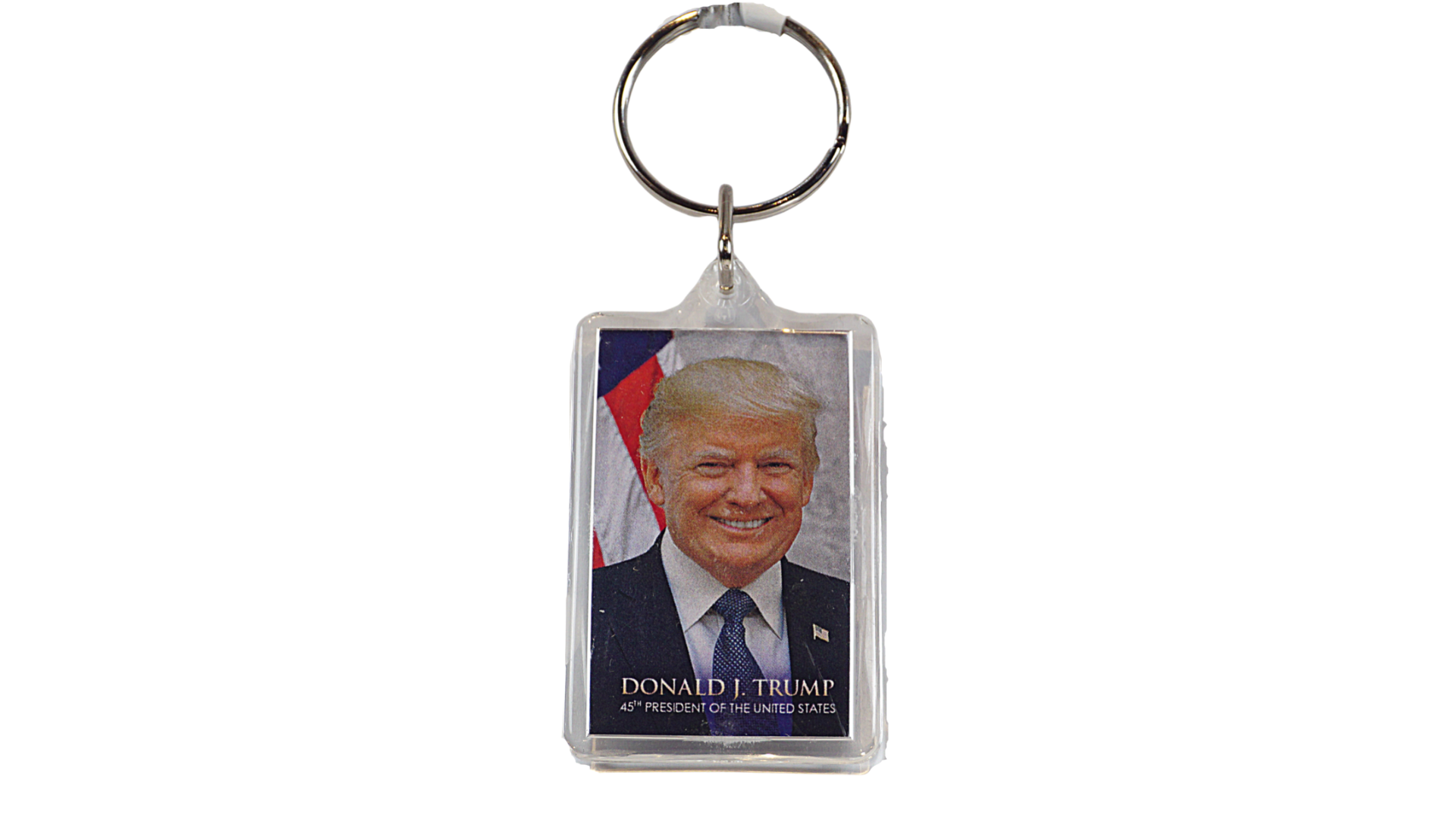 Trump Lucite Keychain