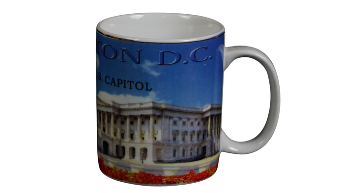 Coffee Mug Capitol w/ Tulips