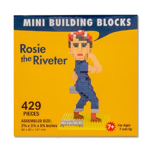 Rosie The Riveter Mini Building Blocks