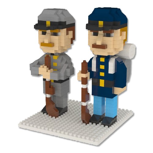 Civil War Soldiers Mini Building Blocks